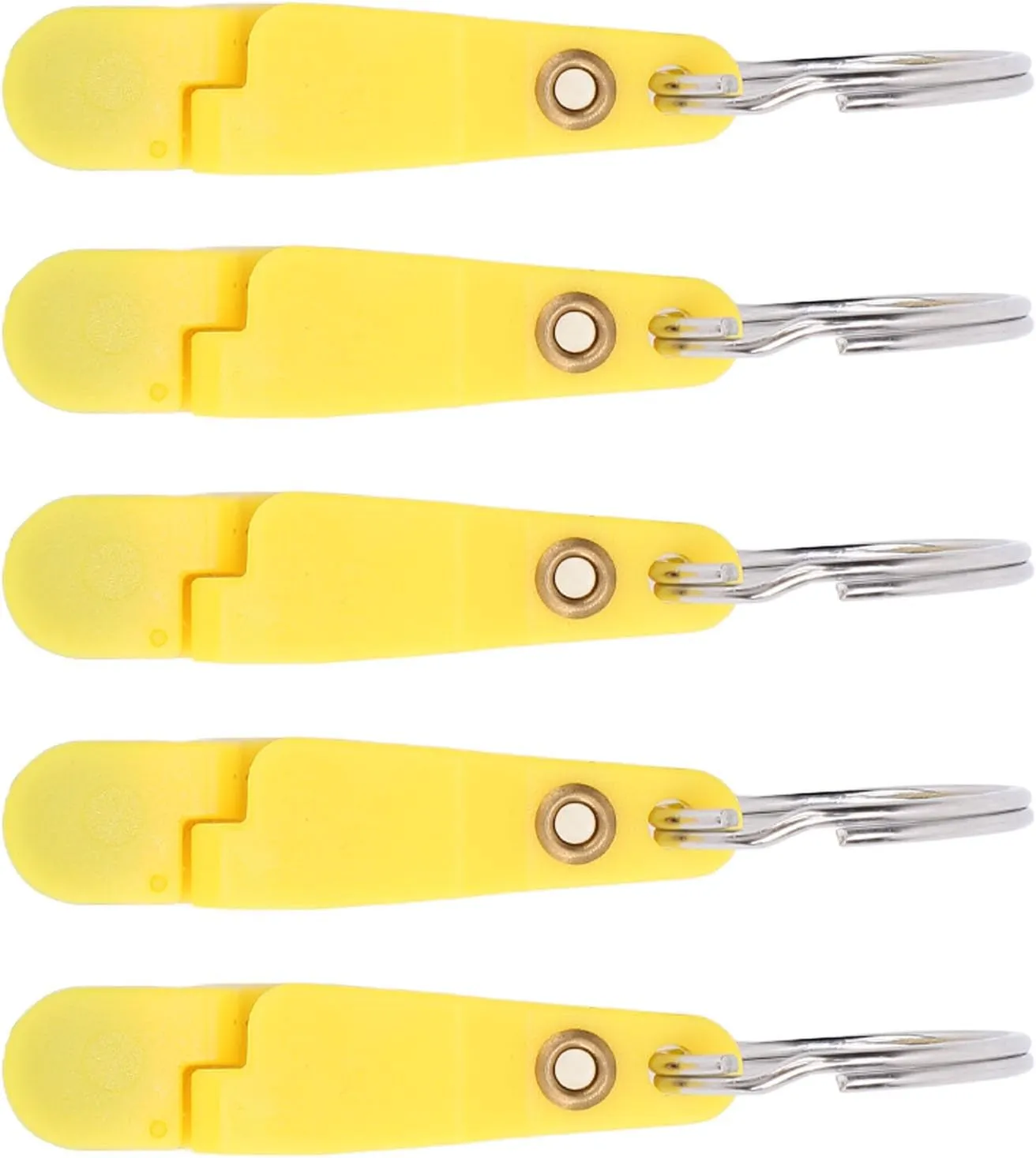 10Pcs Heavy Tension Snap Release Clips Fishing Trolling Padded Release Clips with Key for Planer Board Kite