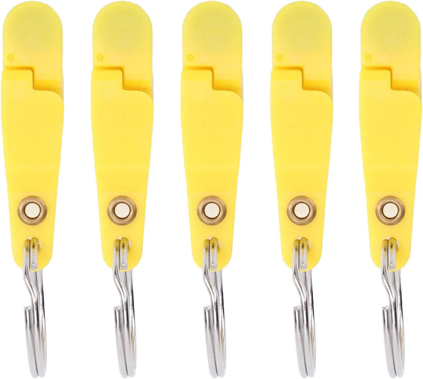 10Pcs Heavy Tension Snap Release Clips Fishing Trolling Padded Release Clips with Key for Planer Board Kite