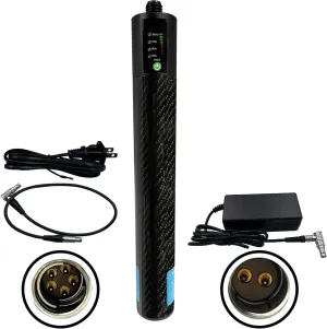 11.1V 20000mAh RTK Battery Stick for Topcon GR5 GR3 BL20000 External Battery Rod Bar for Topcon SPS GPS GNSS Receiver (5 Pin)