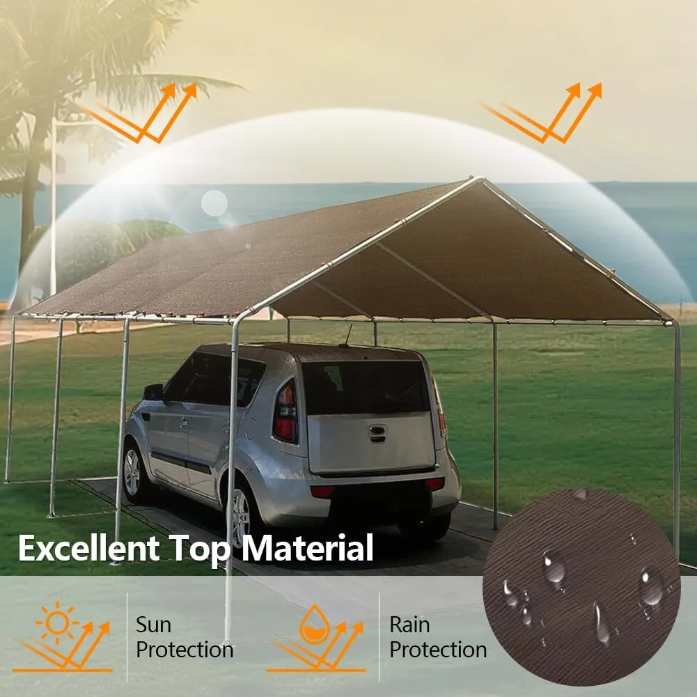12x30 Feet Tarp, 16 Mil Heavy Duty Tarp, UV Resistant, Tear Resistant, Outdoor Tarps Cover with Reinforced Edge Grommets for Roofs, Patios, Camping, Trucks, Yachts