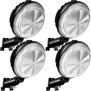 150W 4 Pack LED Barn Light, 20000LM Dusk to Dawn Outdoor Lighting with 150° Adjustable Photocell, 6500K Daylight Yard Lights, IP66 Waterproof Area Street Light for Farmhouse Barns Warehouse