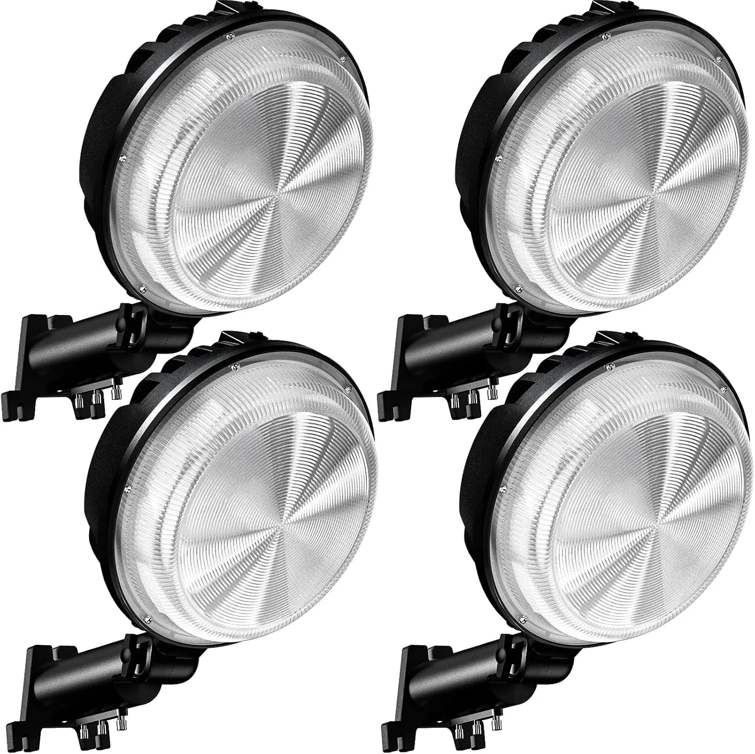 150W 4 Pack LED Barn Light, 20000LM Dusk to Dawn Outdoor Lighting with 150° Adjustable Photocell, 6500K Daylight Yard Lights, IP66 Waterproof Area Street Light for Farmhouse Barns Warehouse