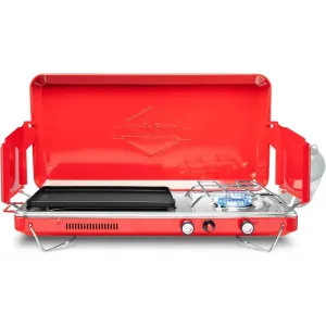 2-in-1 Gas Camping Stove
