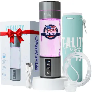 2025 Hydrogen Water Bottle & Water Ionizer – Advanced 6000  PPB SPE/PEM Technology – All-in-One Portable Hydration System for Athletic Performance & Daily Wellness