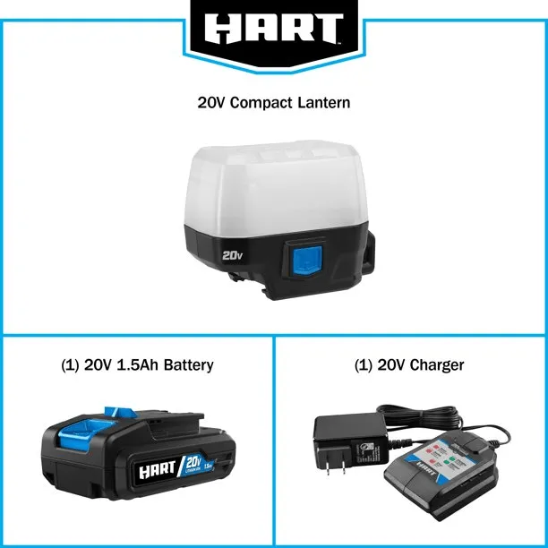 20V Cordless LED Compact Area Lantern Kit