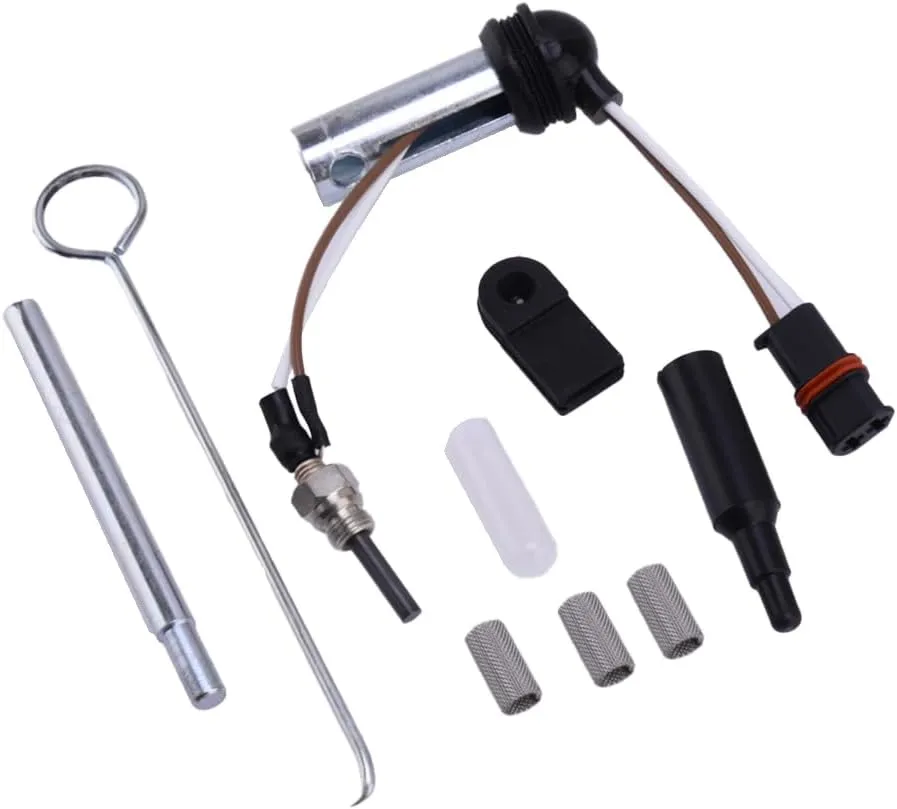 24V 2 Pin Glow Pin Plug Kit Compatible for Eberspacher Espar Airtronic Heater D2 D4 D4S