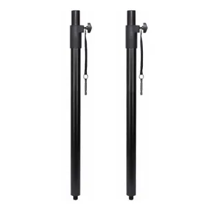 2x Thor M20 Speaker Pole Adjustable Height 35mm Heavy Duty DJ PA Disco *B-Stock