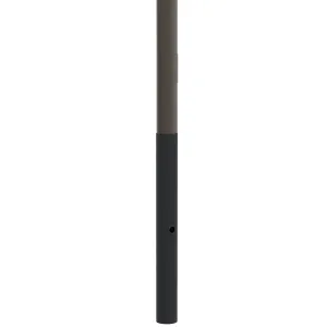 30' Above Grade x 7.0" Base OD x 4.0" Top OD x 0.156" Thick, Round Tapered Aluminum, Direct Burial Light Pole