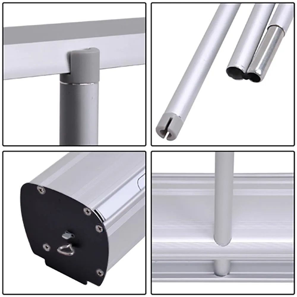 33" Roll Up Retractable Banner Stand Economy