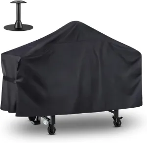 36 Inch Griddle Cover Compatible for Blackstone, Camp Chef 600, Nexgrill, Heavy Duty Waterproof 4 Burner Flat Top Grill Cover, Includes Support Pole