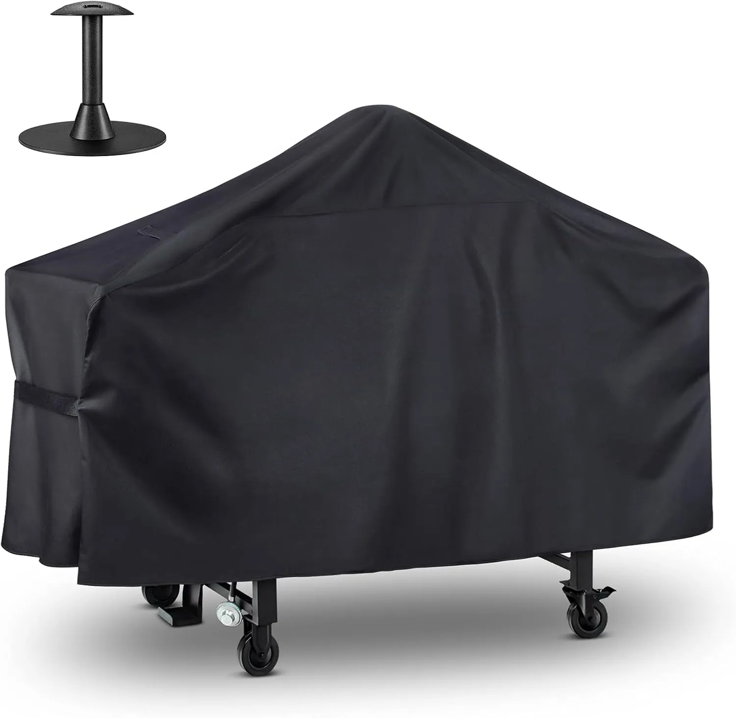36 Inch Griddle Cover Compatible for Blackstone, Camp Chef 600, Nexgrill, Heavy Duty Waterproof 4 Burner Flat Top Grill Cover, Includes Support Pole