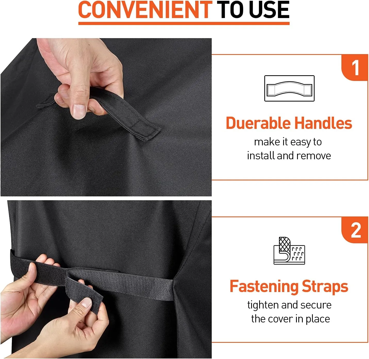 36 Inch Griddle Cover Compatible for Blackstone, Camp Chef 600, Nexgrill, Heavy Duty Waterproof 4 Burner Flat Top Grill Cover, Includes Support Pole