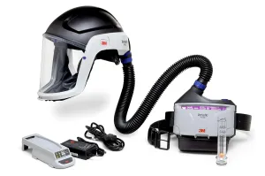 3M PAPR Respirator, Versaflo Powered Air Purifying Respirator Kit, TR-300N  HIK, Heavy Industry, Hard Hat Assembly, All-in-One Respiratory Protection for Particulates, NIOSH Approved, Grinding
