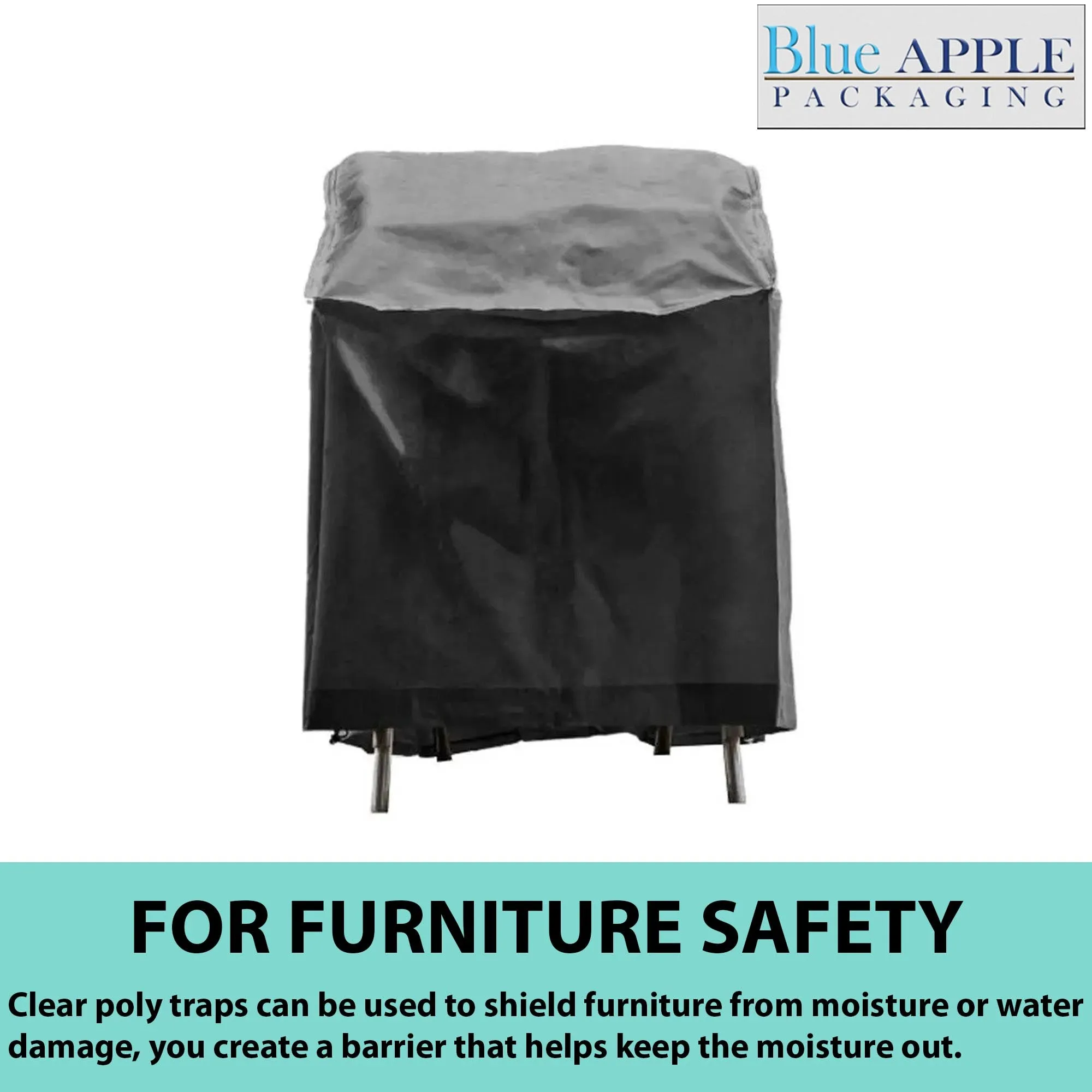 40ftX100ft Clear Poly Tarp 4 Mil Low Density LDPE 1 Roll