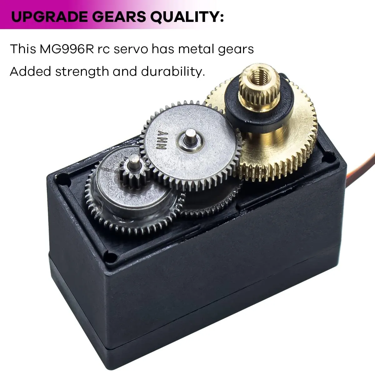 4Pack MG996R 55g Digital RC Servo Motors High Torque Metal Gear Servo for RC Car Robot Boat Helicopter