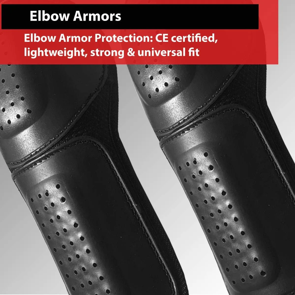 4PC CE Hard Removable Armor for Motorcycle Leather Textile Jackets All Brands Black