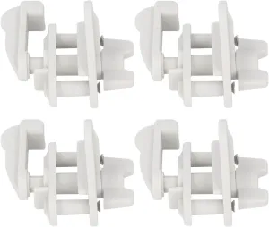 4PCS Pontoon Boat Gate ABS Pontoon Boat Gate Kit Pontoon Boat Gate Kit ABS Safety Door Gate with Screws for Pontoon Boats Yachts RV Door Replacement