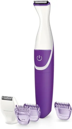 5In1 Perfect Bikini Trimmer Kit Precision Facial Electric Hair Trimmer for Women Shaver Micro Epilator Face Body Trim Shave
