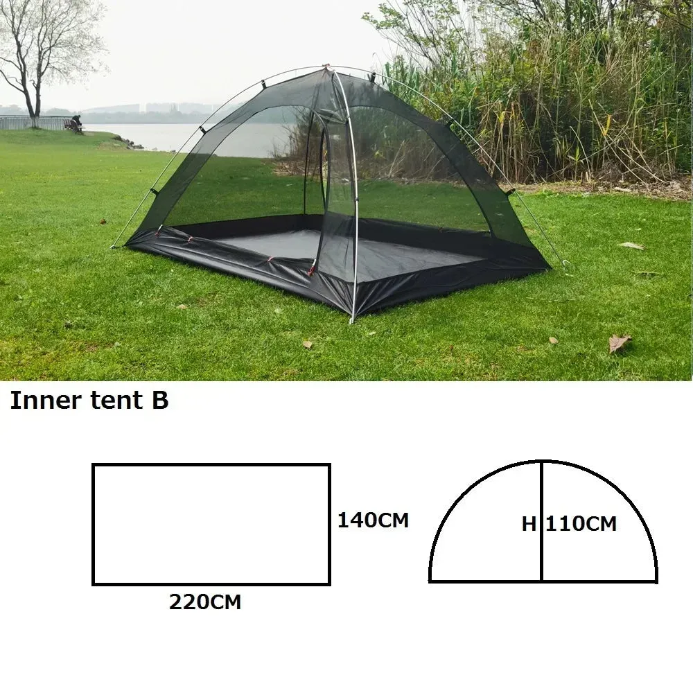 5M Oversized Pyramid Tent with Snow Skirt and Chimney Jacket