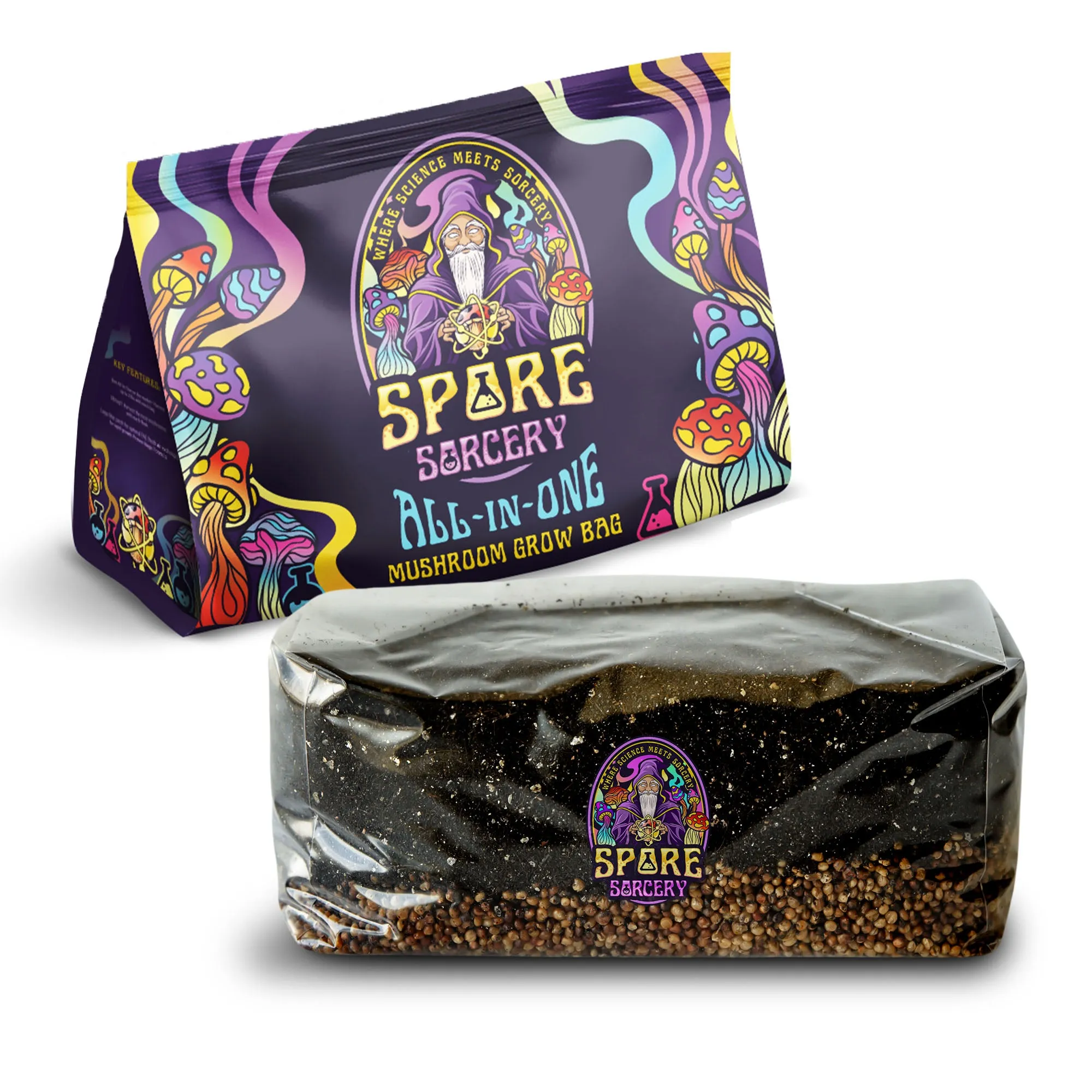 6 Pack | 6 lb All-in-One Mushroom Grow Kit