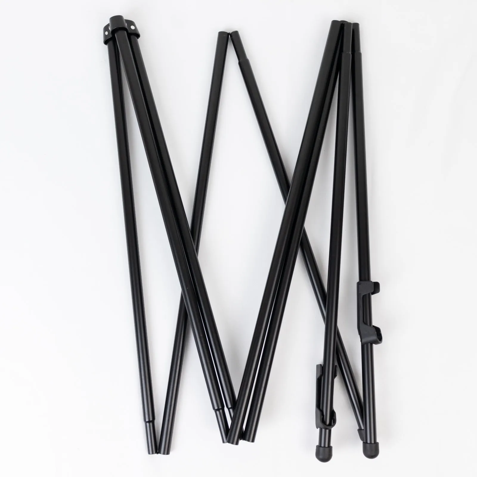65" Heavy Duty Black Metal Easel Stand - Portable and Adjustable Tripod for Wedding Signs, Posters, and Art