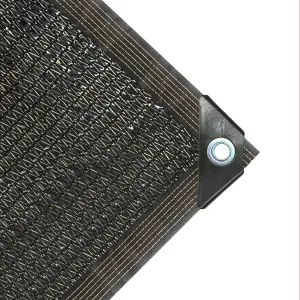 70% Black Shade Cloth with Grommets, 6.5 x 10 FT Garden Sunblock Mesh Tarp, UV Resistant Sun Shade Net for Plants Cover, Greenhouse, Pergola, Kennel, Chicken Coop and Patio
