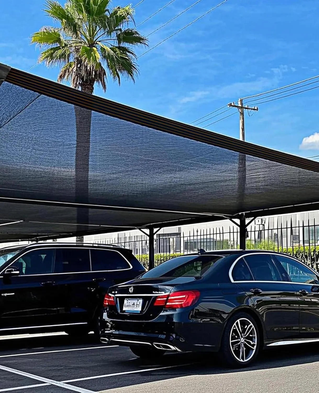 90% Shade Cloth,10x14ft Tear Resistant Sun Shade Net with Reinforced Grommet,Durable Garden Shade Tarp Cover for Greenhouse,Plant Cover, Chicken Coop,Patio and Pergola,Black