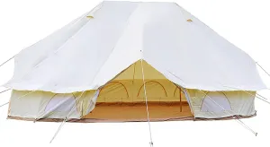 900D Oxford Cloth Bell Tent, Outdoor Yurt Bell Tent, Family Luxury Camping Tent, 4 Seasons Outdoor Camping Tent, Three Doors