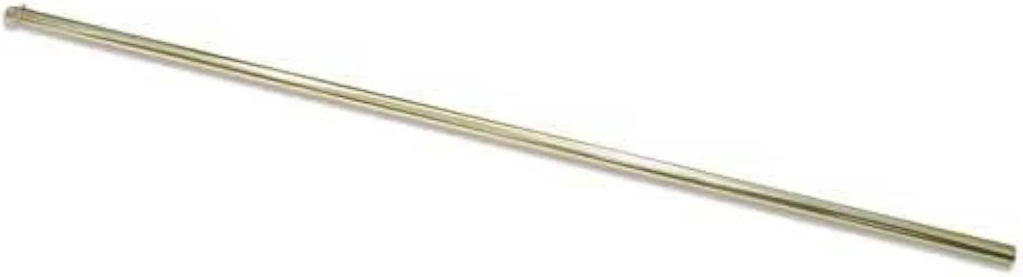 Adjustable Aluminum Indoor Telescoping Gold Flagpole, 6-Feet to 9-Feet
