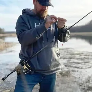 Adjustable Slide-in Fishing Rod Hip Holster, Portable Hands-Free Rod Holder, Quick Draw Waist Belt Inserte Pole Gear for Wading Surf Fly & Bank Fishing White