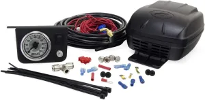 Air Lift Air Shock Controller Air Compressor and Pressure Gauge - 25804