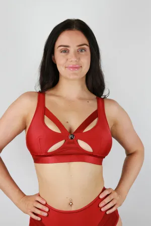 Alexis Butterfly Bralette – RED
