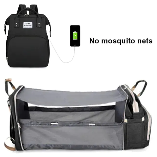 All-in-One Baby Crib Backpack
