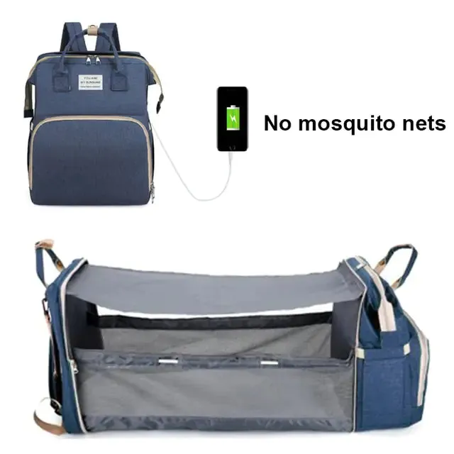 All-in-One Baby Crib Backpack