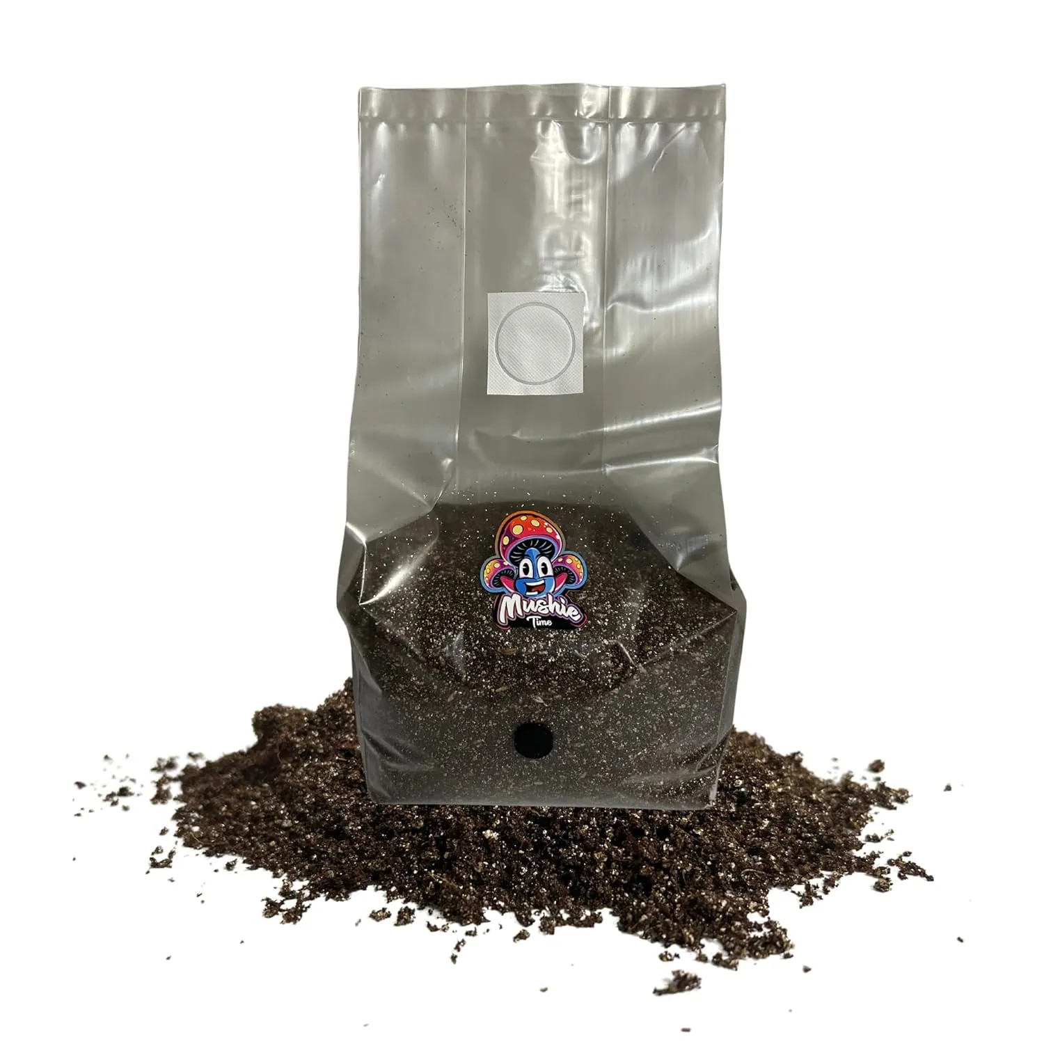 All in ONE Mushroom Grow Bag with Injection Port (5 LBS) | Mushroom Grow Bag Kit with Sterilized Grain and Substrate | Growing Your Own Mushrooms Made Easy