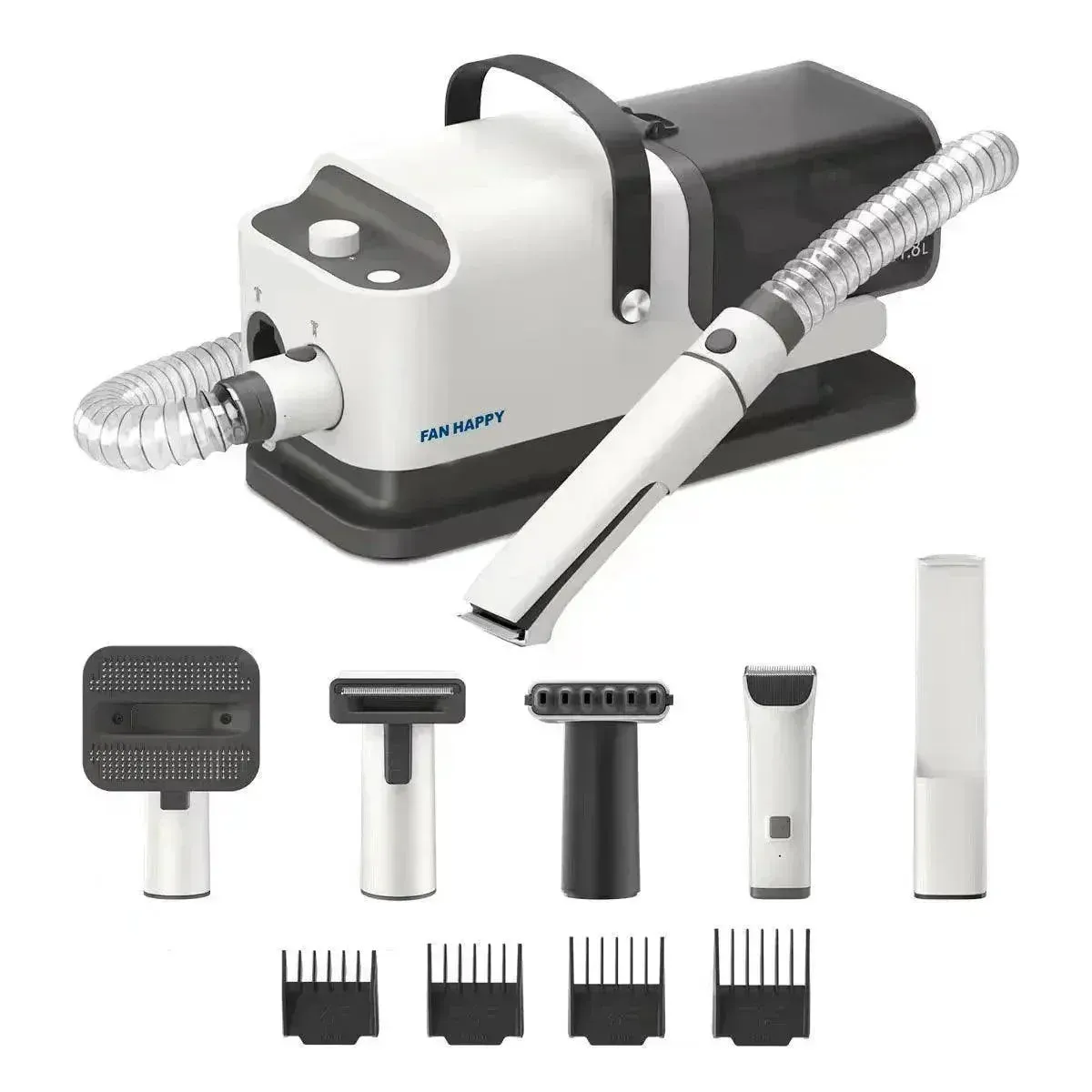 Amicura All-in-one Pet Vacuum Trimmer Shaver Set