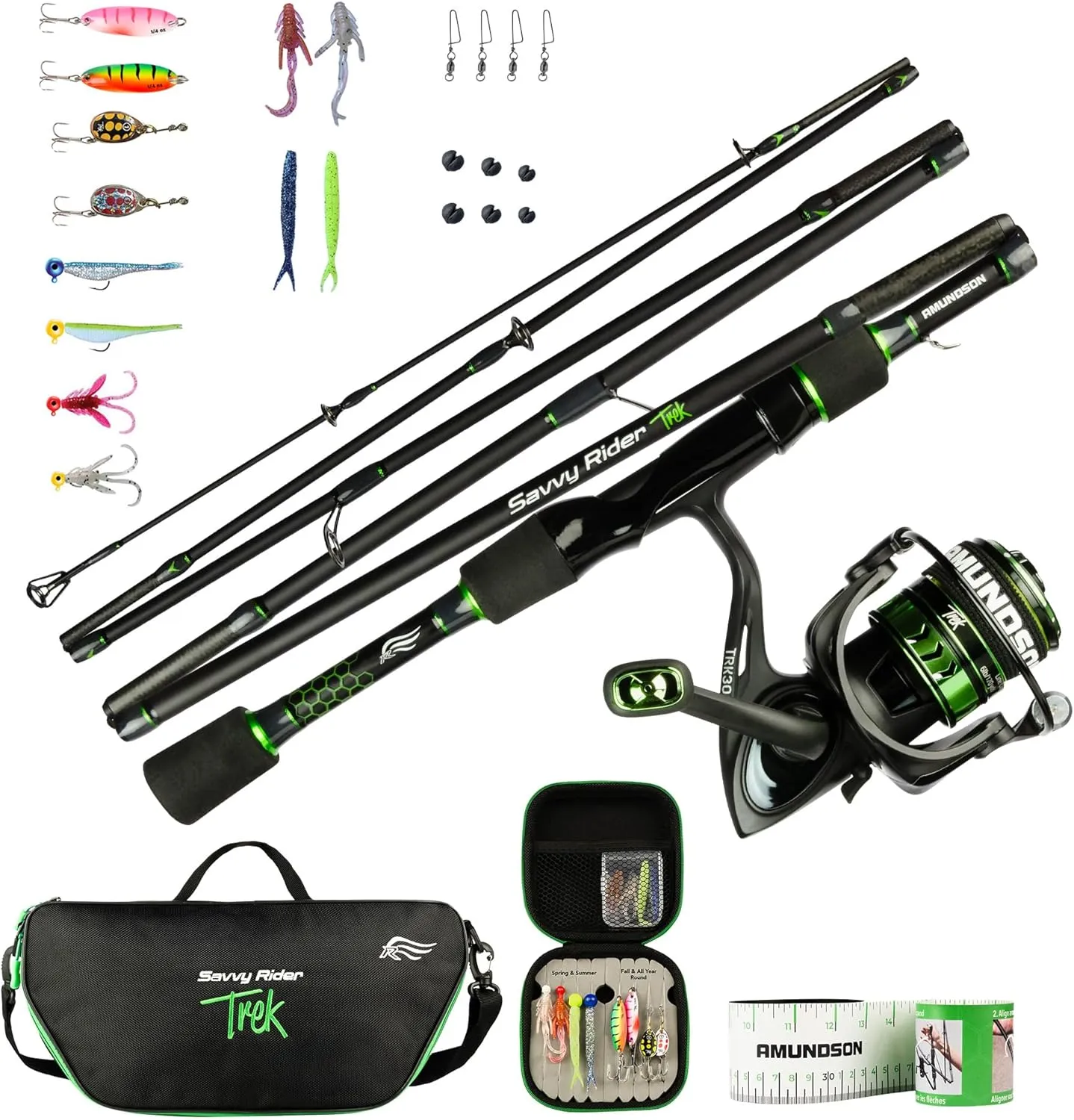 Amundson Savvy Rider Trek All-in-One Fishing Combo