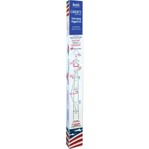 Annin Liberty 3 Ft. x 5 Ft. Nylon American Flag & 21 Ft. Telescopic Pole Kit