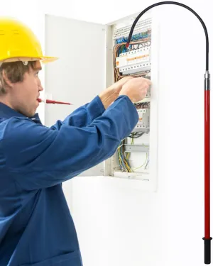 Anti-Electric Shock Rescue Tube，Lifesaving pole3.3ft 4.9ft 6.6ft 9.8ft Insulated Handle Rescue Hook,High Voltage Insulated Rescue Hook 10kv 35kv 220kv,Emergency Lifesaving Pole,Electrical Sa