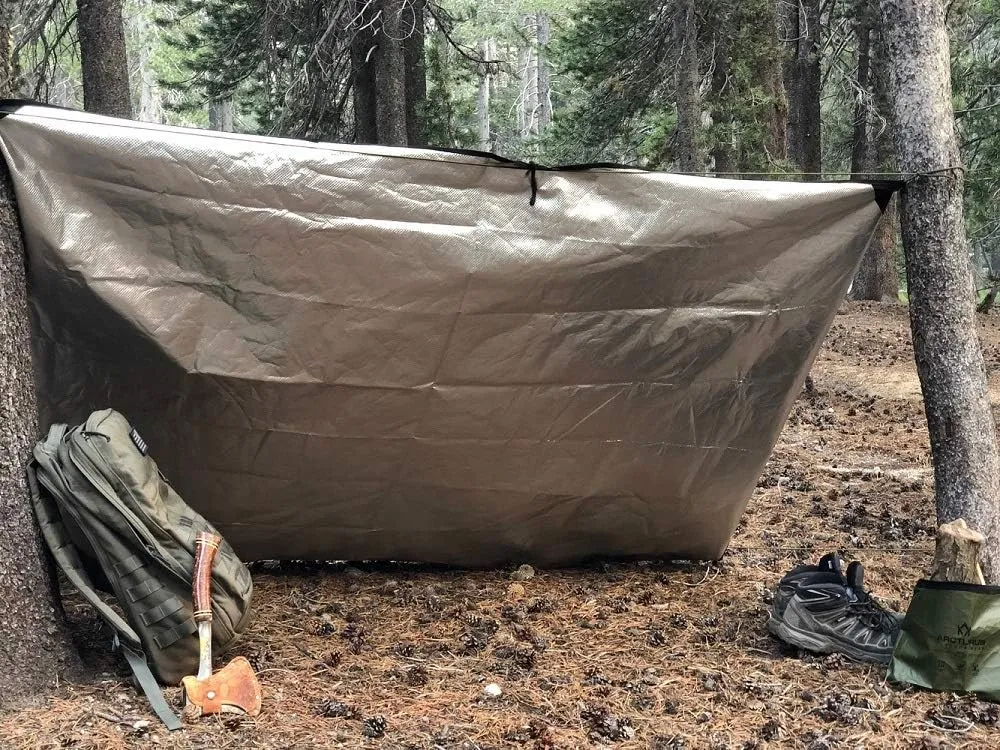 Arcturus Heavy Duty Survival Blanket – Insulated Thermal Reflective Tarp - 60" x 82". All-Weather, Reusable Emergency Blanket for Car or Camping (Coyote Brown)