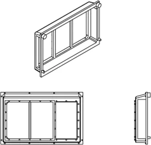 Athearn HO All-Weather Window 3 Pane 6 ATHG68222 HO Parts