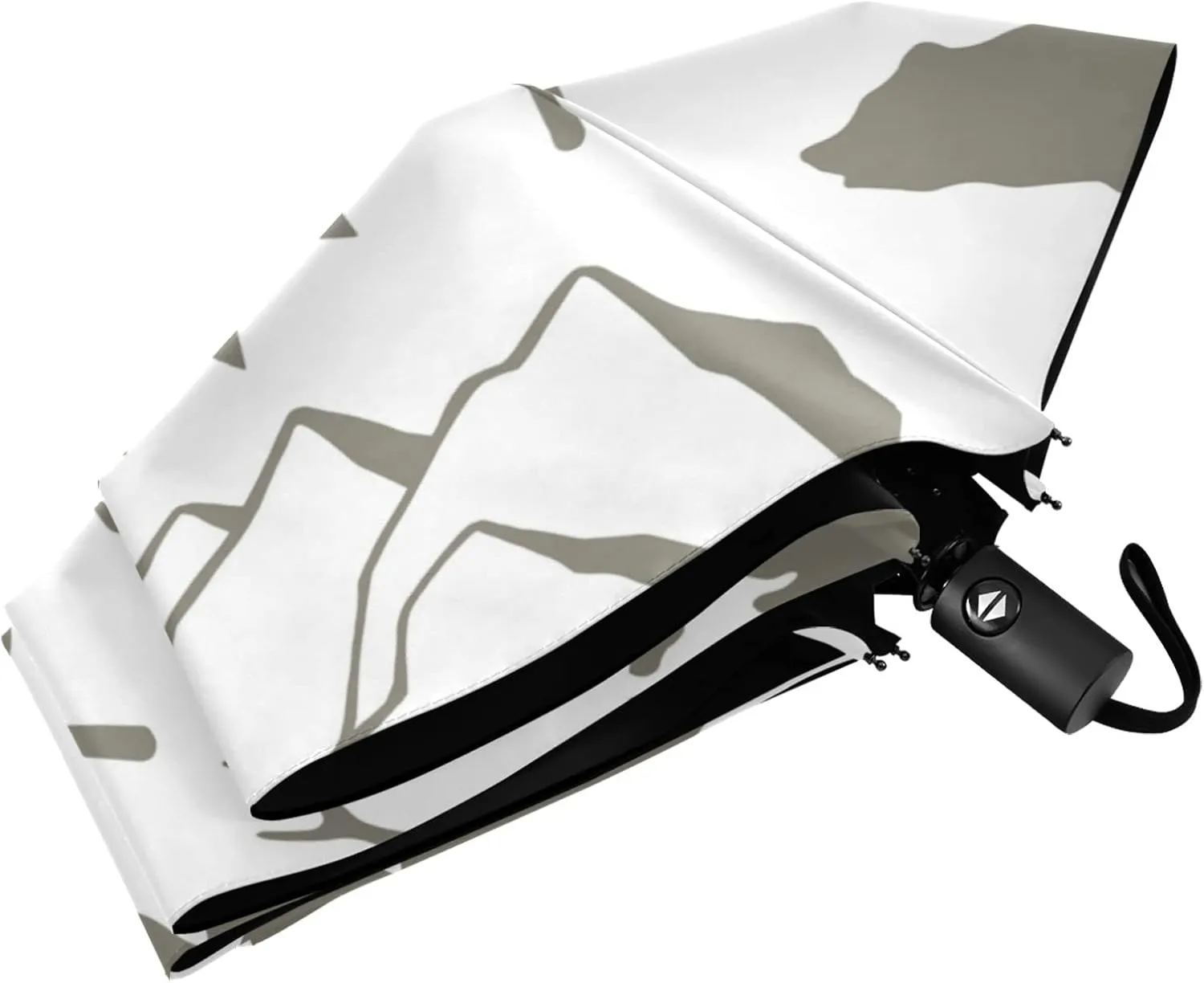 Automatic Lightweight Folding Umbrella, Auto Open/Close Portable Sun Travel Parasol, Compact Anti-UV Strong Rain Umbrella