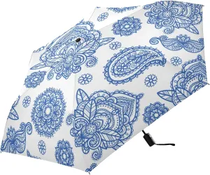 Automatic Lightweight Folding Umbrella, Auto Open/Close Portable Sun Travel Parasol, Compact Anti-UV Strong Rain Umbrella