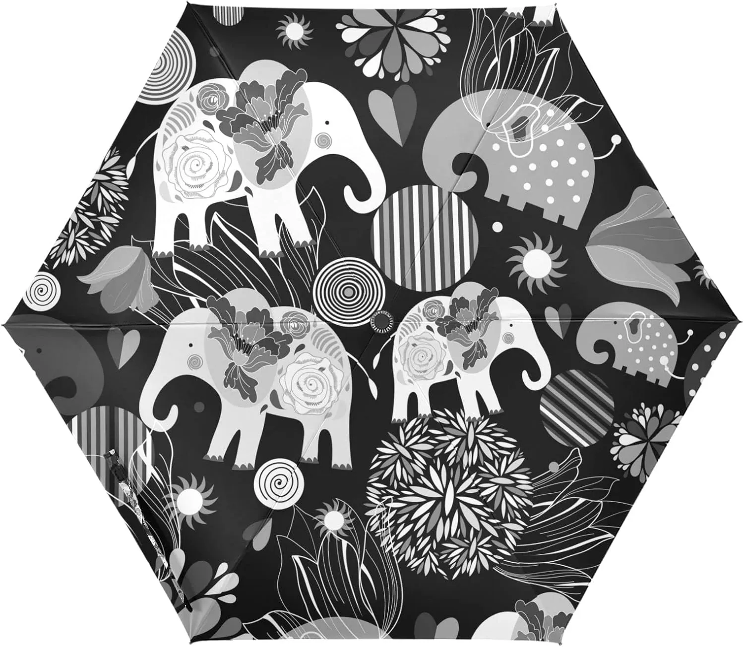 Automatic Lightweight Folding Umbrella, Auto Open/Close Portable Sun Travel Parasol, Compact Anti-UV Strong Rain Umbrella