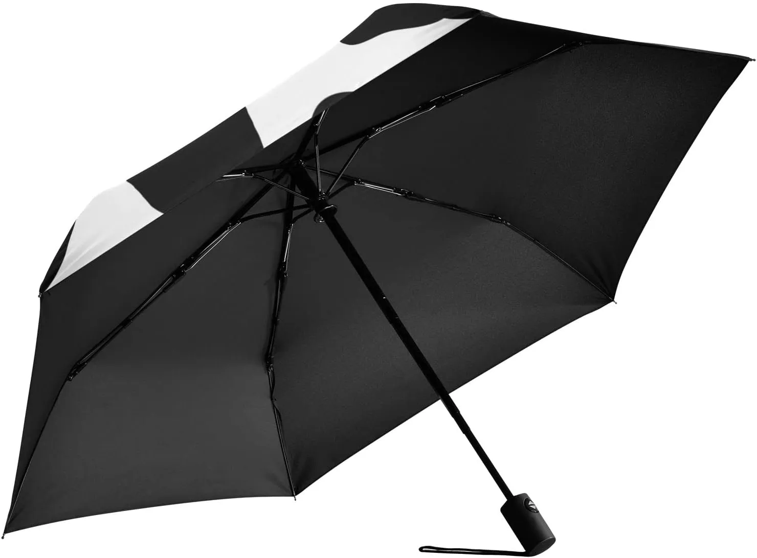 Automatic Lightweight Folding Umbrella, Auto Open/Close Portable Sun Travel Parasol, Compact Anti-UV Strong Rain Umbrella