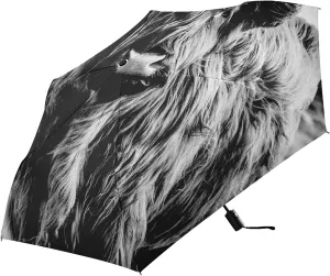 Automatic Lightweight Folding Umbrella, Auto Open/Close Portable Sun Travel Parasol, Compact Anti-UV Strong Rain Umbrella