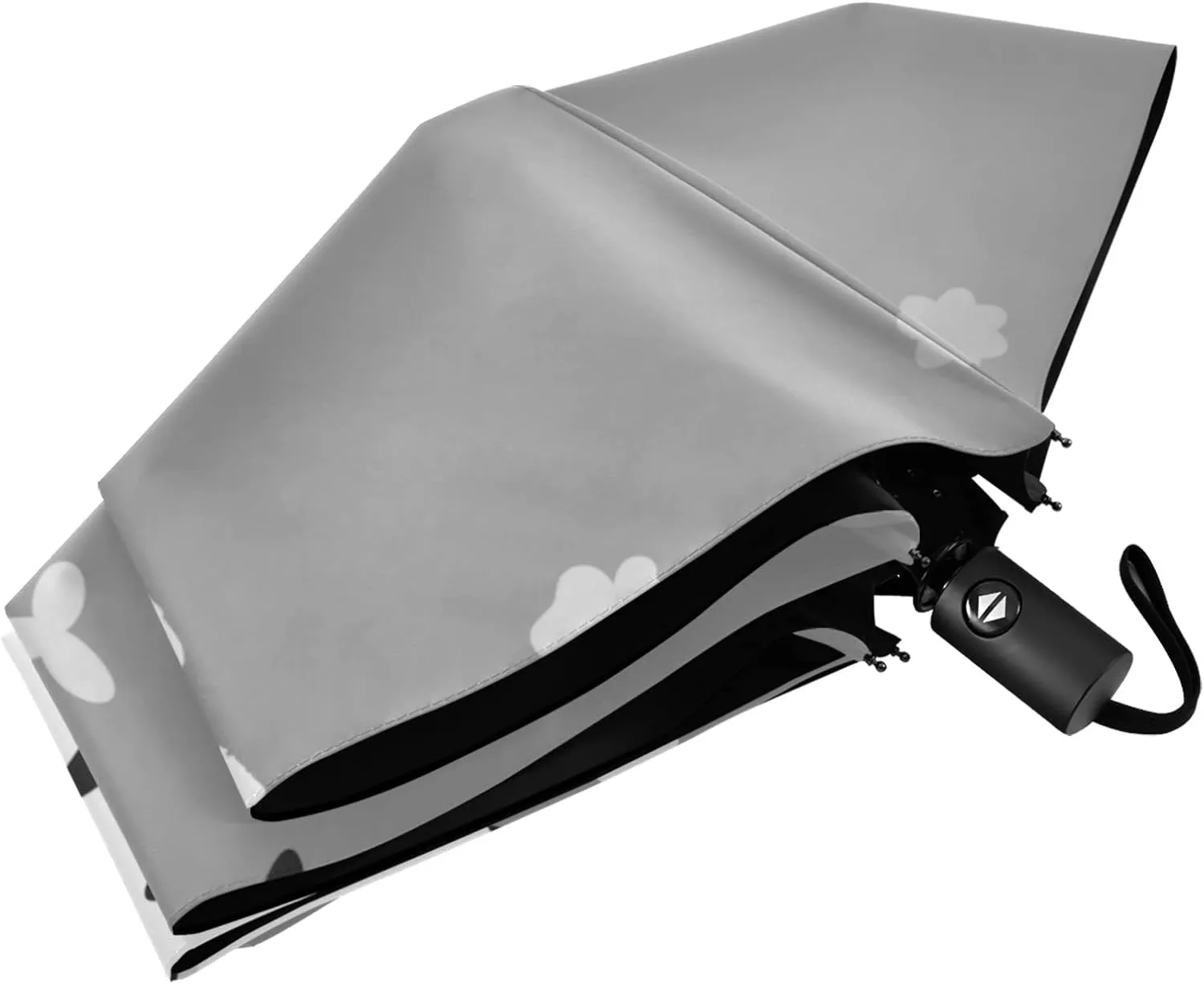 Automatic Lightweight Folding Umbrella, Auto Open/Close Portable Sun Travel Parasol, Compact Anti-UV Strong Rain Umbrella