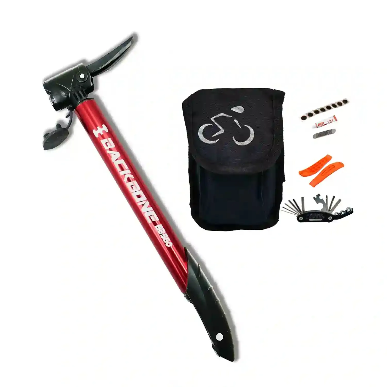 Backbone BB560 Mini Air Pump - Bicycle Toolkit Combo