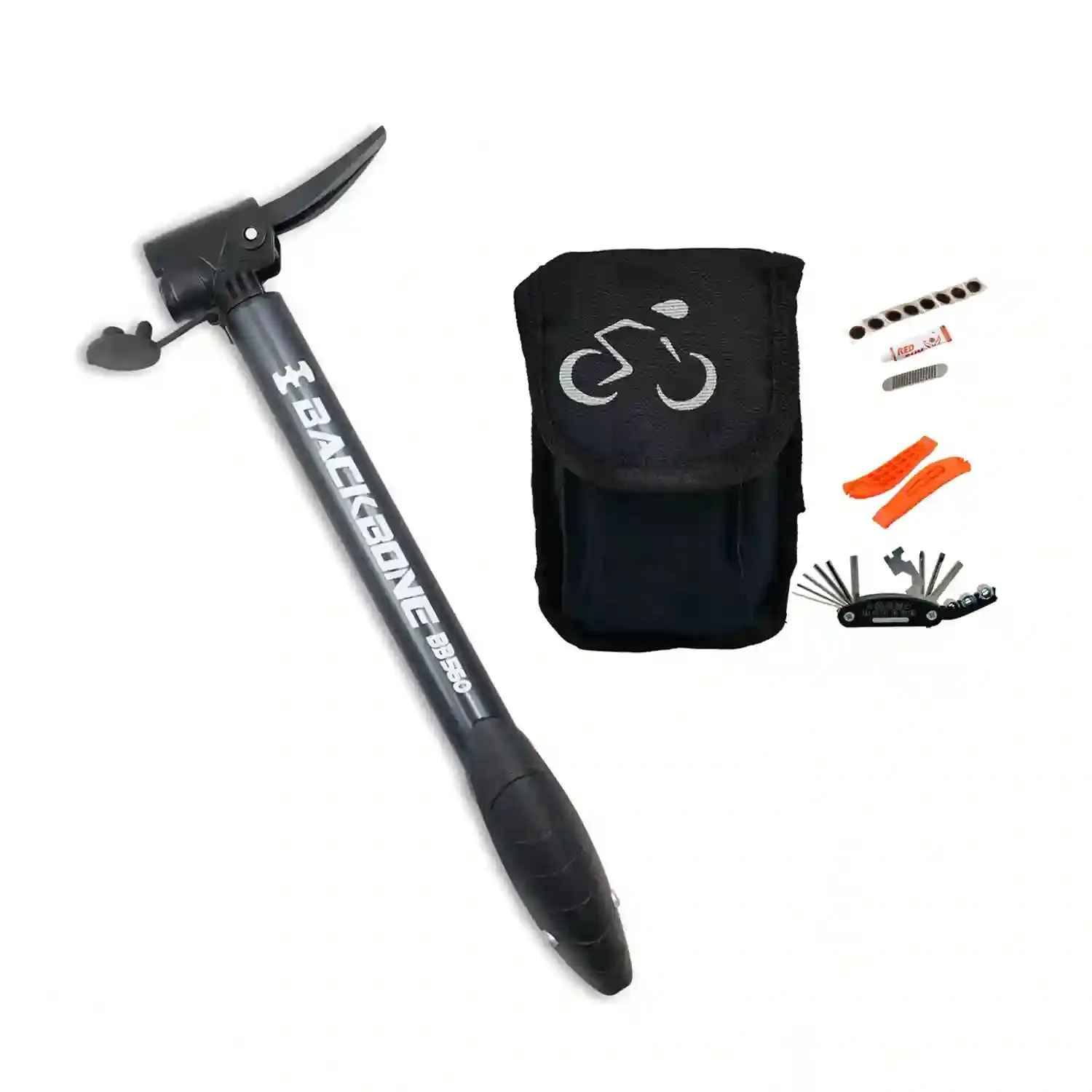 Backbone BB560 Mini Air Pump - Bicycle Toolkit Combo