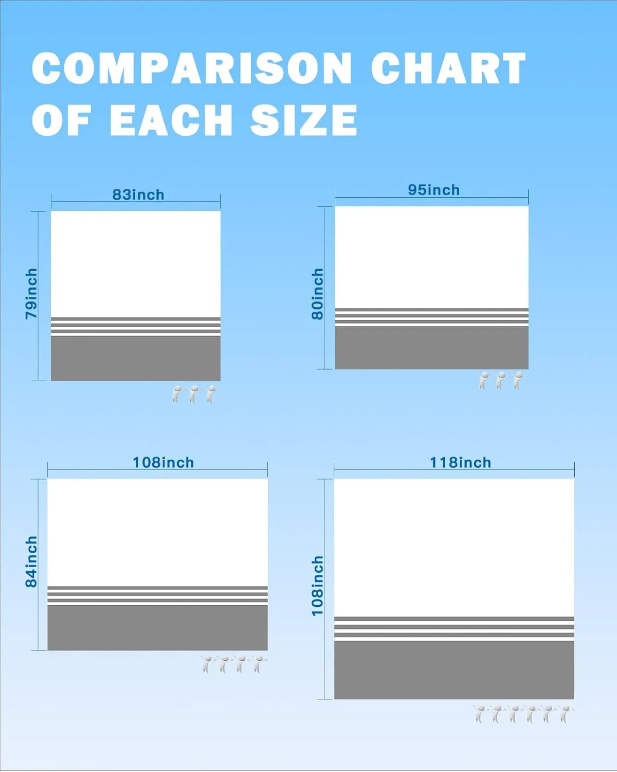 Beach Blanket White Grey Stripes Sandproof Waterproof Beach Mat Quick Drying Oversized Lightweight Picnic Blanket with 4 Stakes & Corner Pockets 118"x108" Beach Accessories for Travel, Camping, Hiking
